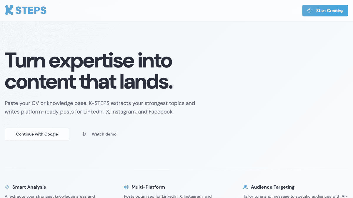 screenshot of K-STEPS Content Studio